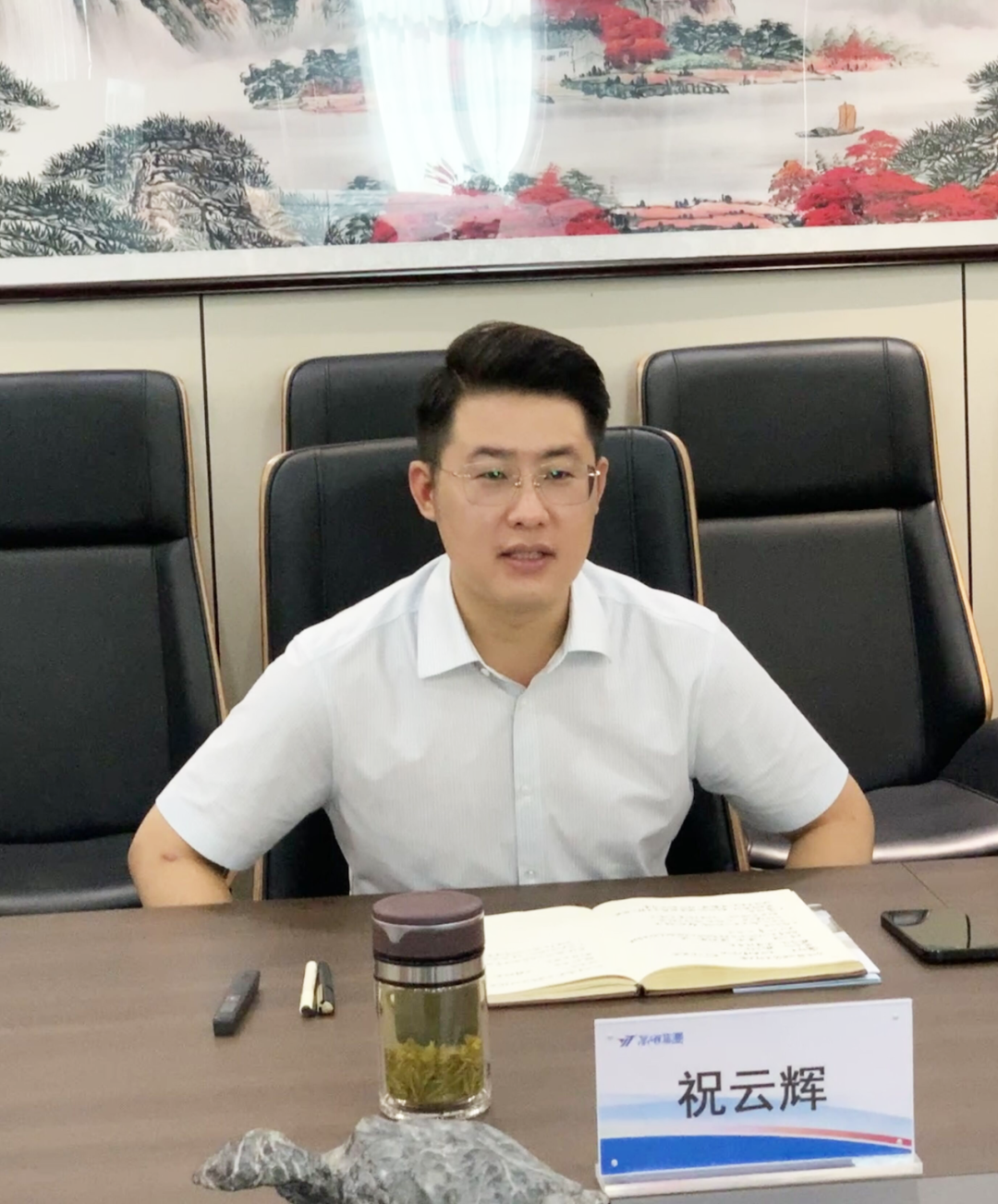 安徽理工大學(xué)紀(jì)委書記王獻(xiàn)余一行蒞臨安徽萬碩科技產(chǎn)業(yè)（集團(tuán)）有限公司開展訪企拓崗暨科技走訪調(diào)研活動(dòng)