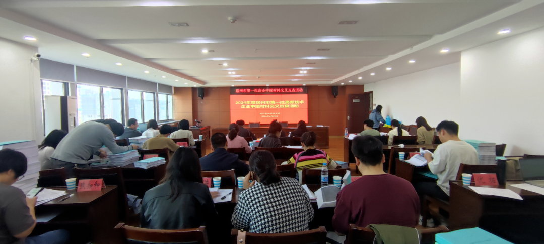 安徽萬碩科技產(chǎn)業(yè)(集團)有限公司受邀參加宿州市2024年第一批高新技術(shù)企業(yè)申報材料交叉互查活動 安徽萬碩科技產(chǎn)業(yè)(集團)有限公司受邀參加宿州市2024年第一批高新技術(shù)企業(yè)申報材料交叉互查活動