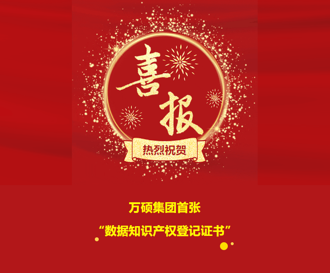 2025新突破——萬(wàn)碩集團(tuán)首張“數(shù)據(jù)知識(shí)產(chǎn)權(quán)登記證書(shū)”獲批